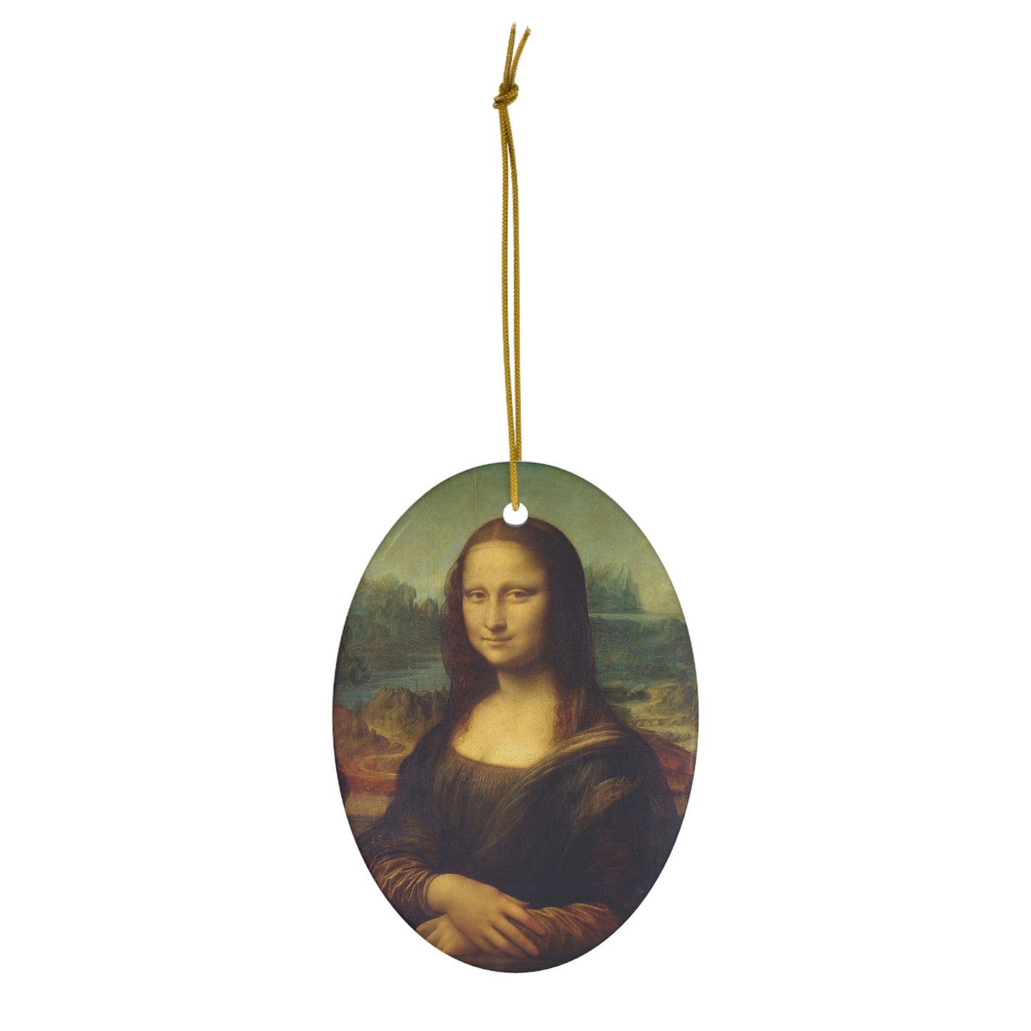 Mona Lisa Ceramic Ornament
