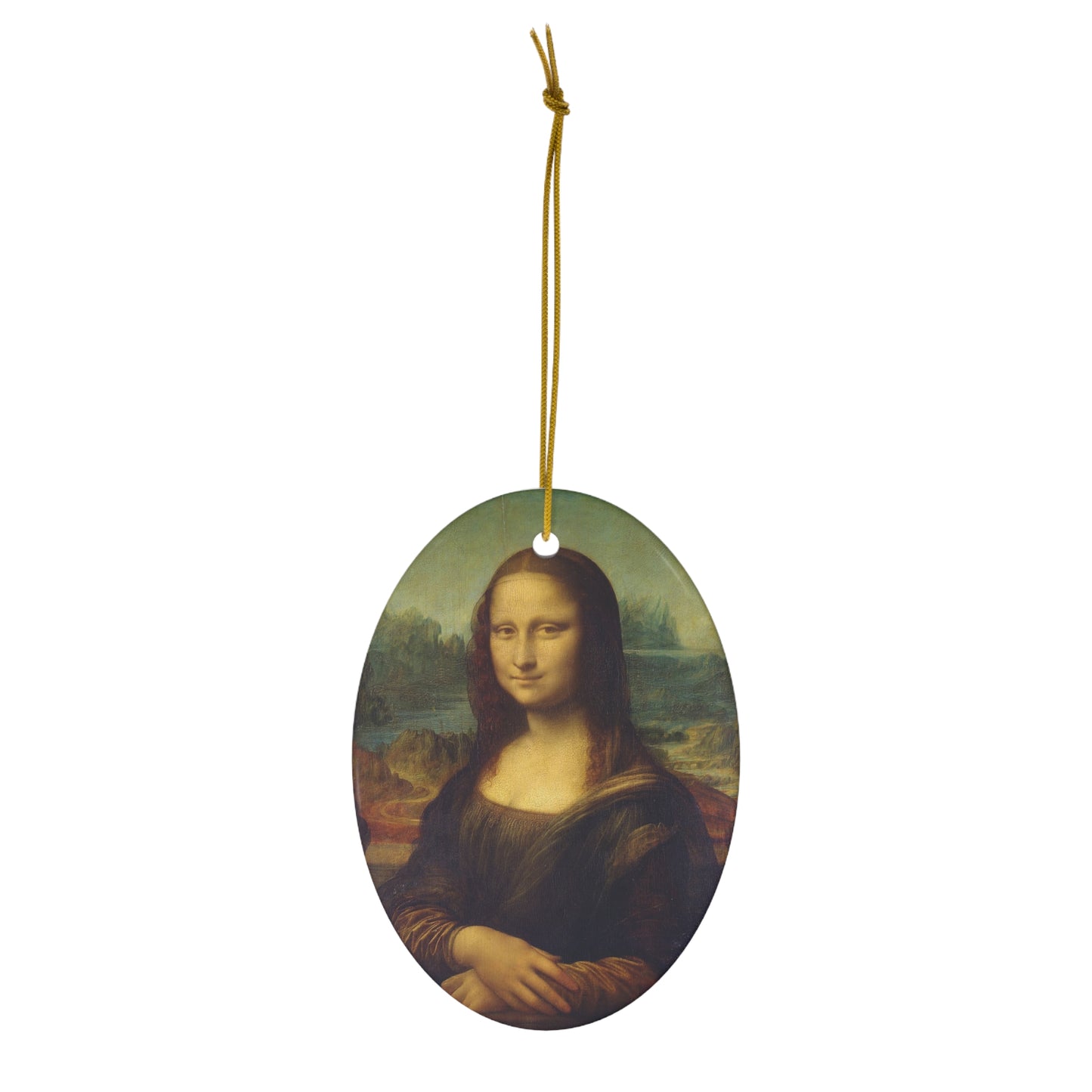 Mona Lisa Ceramic Ornament