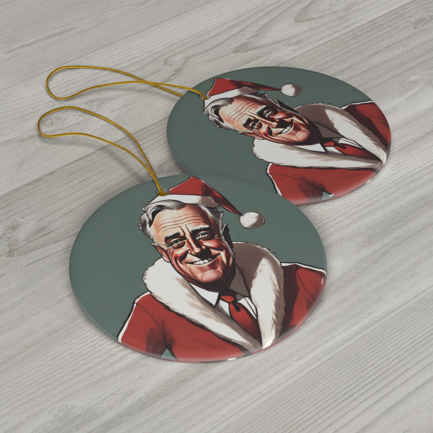 Franklin D. Roosevelt Ceramic Ornament
