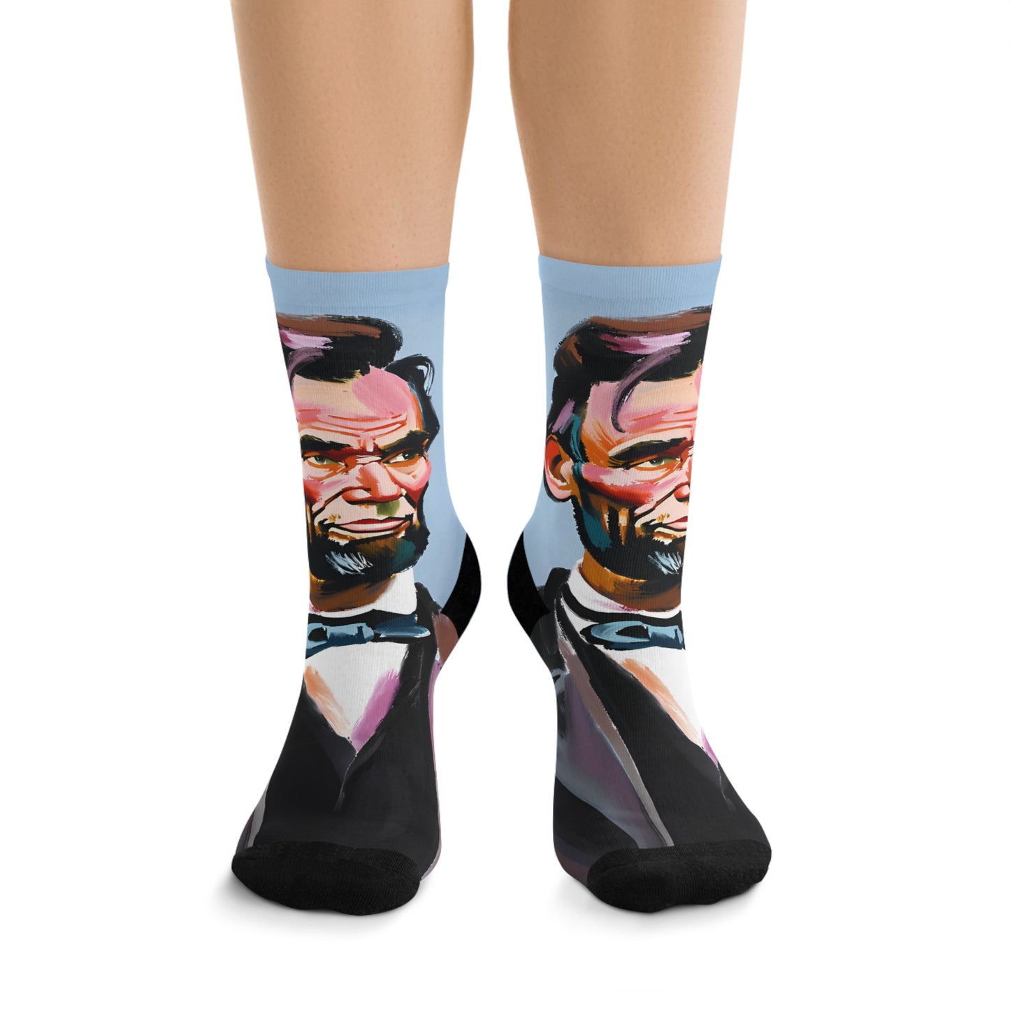 Abraham Lincoln Recycled Poly Socks