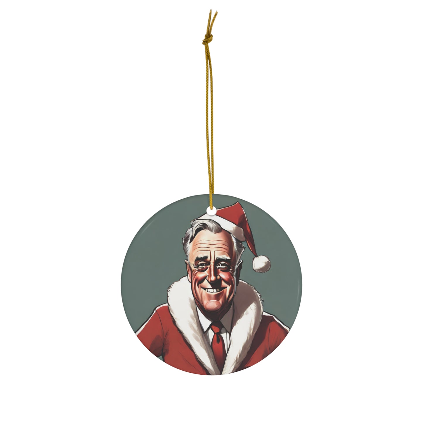 Franklin D. Roosevelt Ceramic Ornament