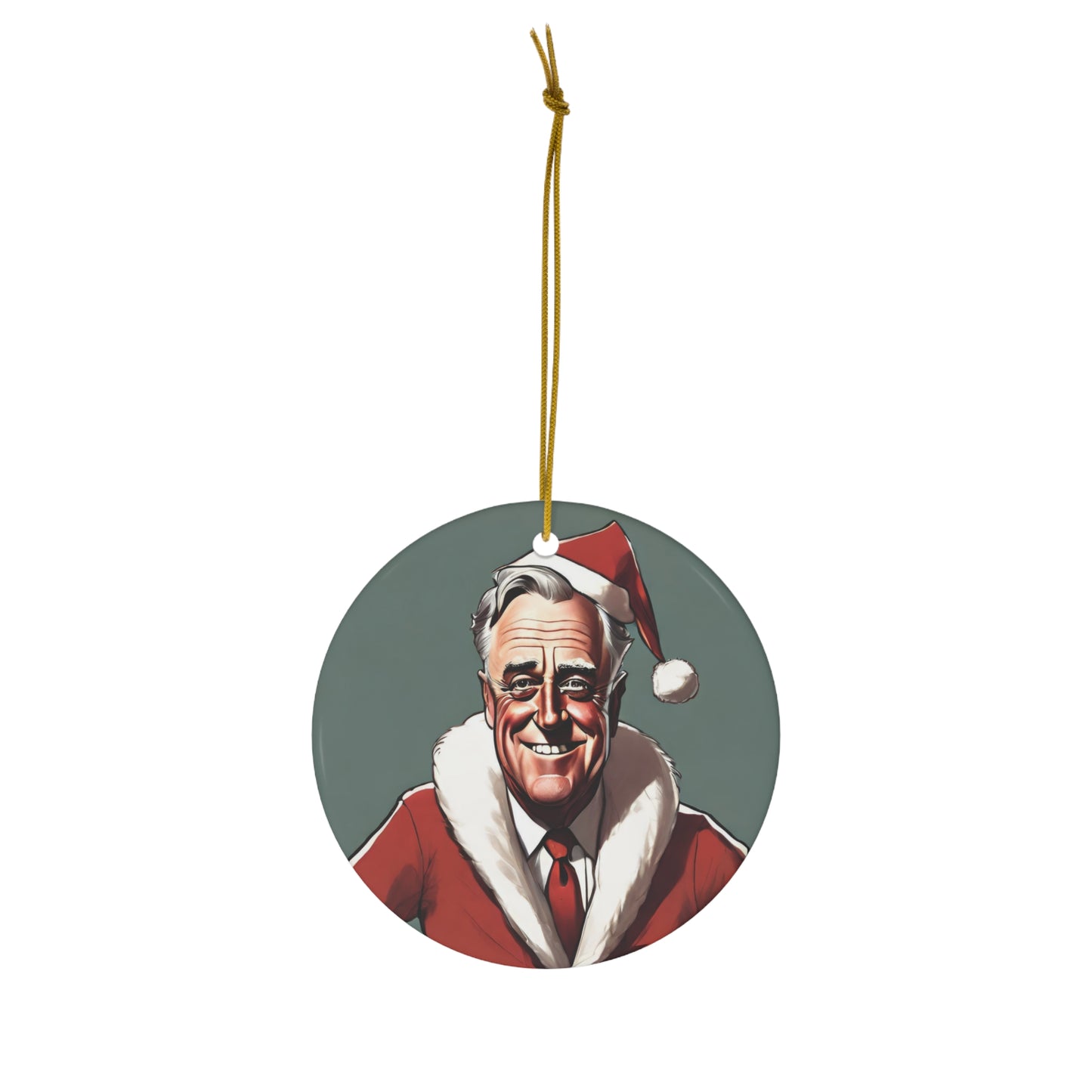 Franklin D. Roosevelt Ceramic Ornament