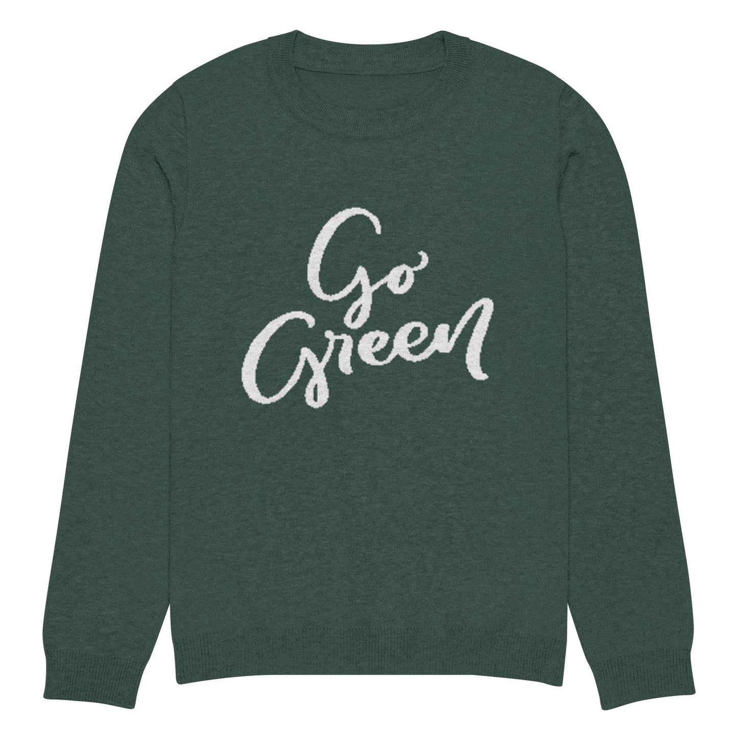 Go Green Knitted Crew Neck Sweater
