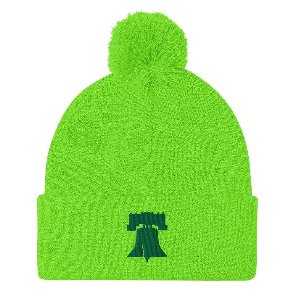 Liberty Bell Pom-Pom Beanie