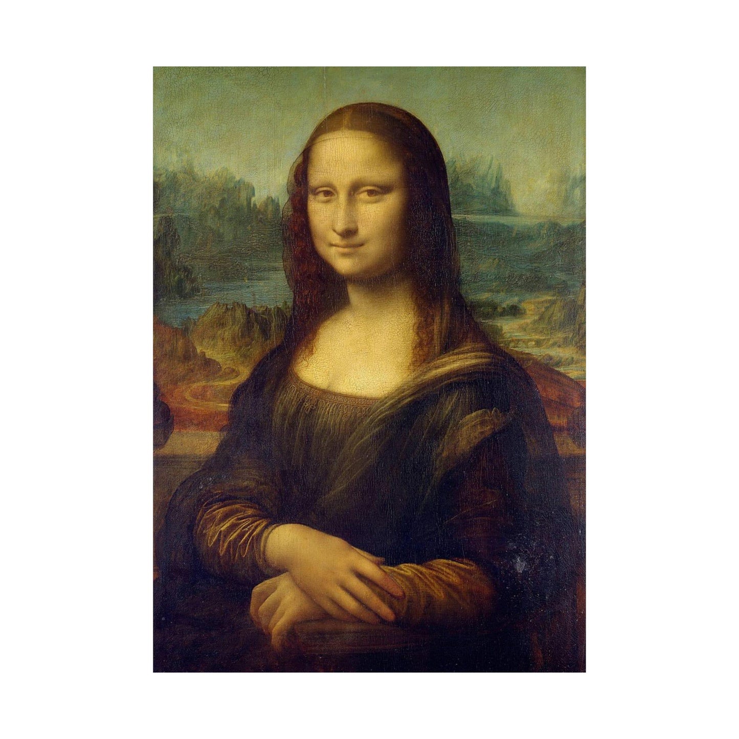 Mona Lisa Matte Vertical Posters