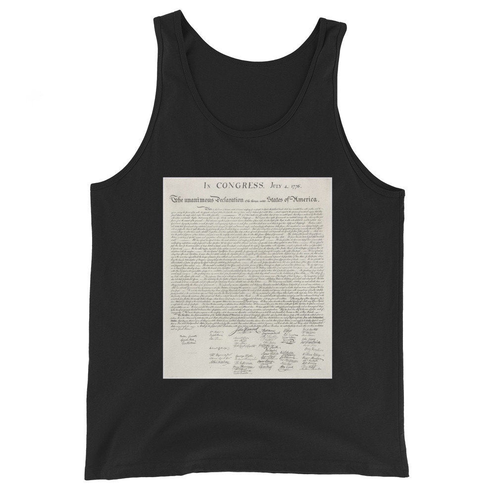 Declaration of Independence Tank Top