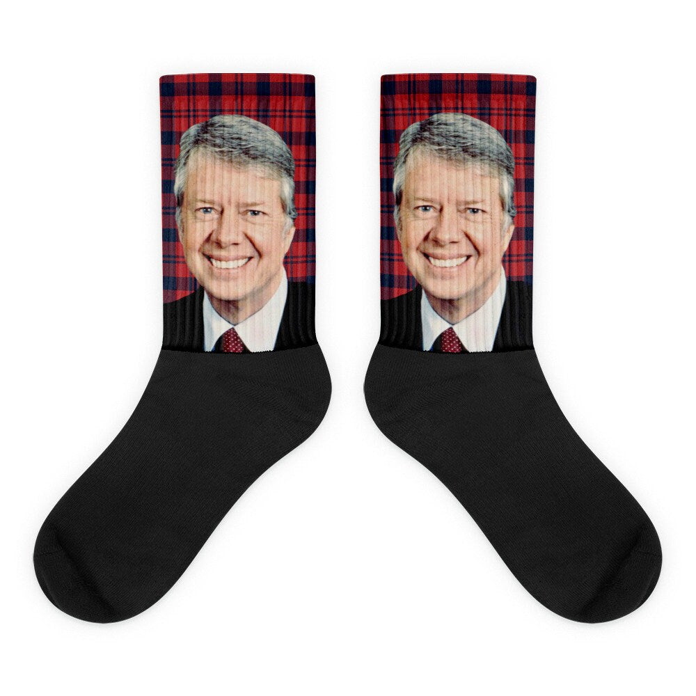 Jimmy Carter Plaid Socks