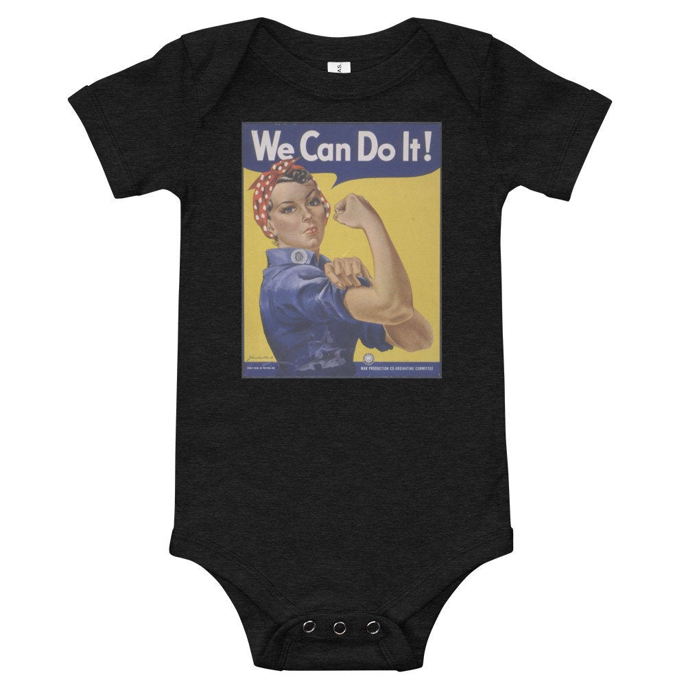 Rosie the Riveter Baby one piece