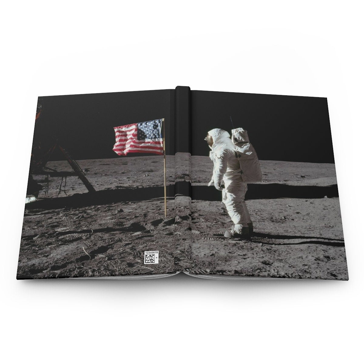 Moon Landing of Apollo XI Hardcover Journal Matte