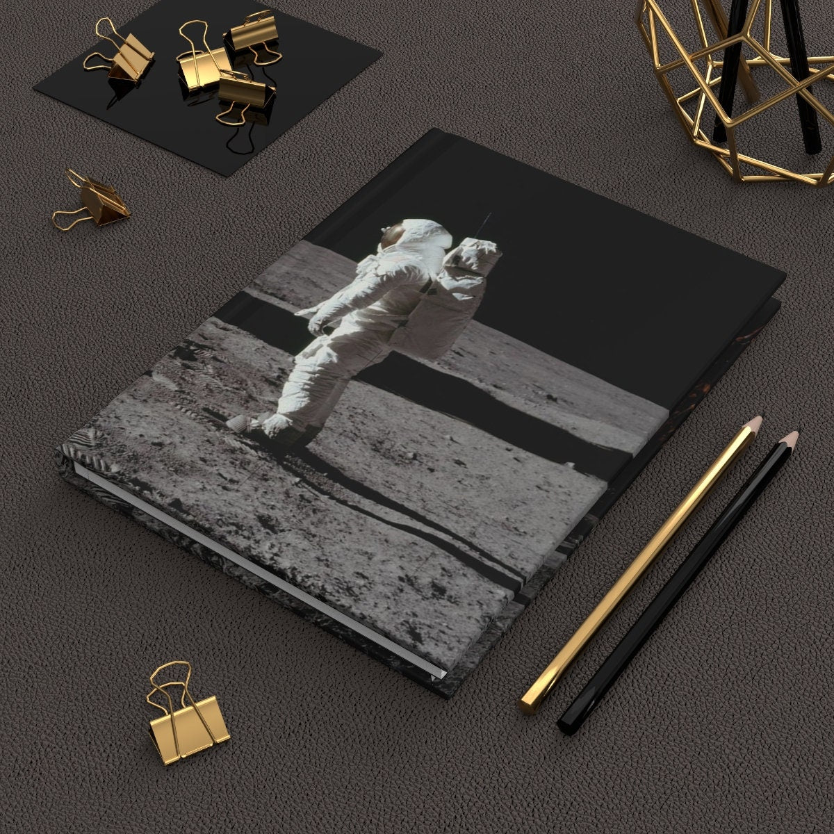 Moon Landing of Apollo XI Hardcover Journal Matte
