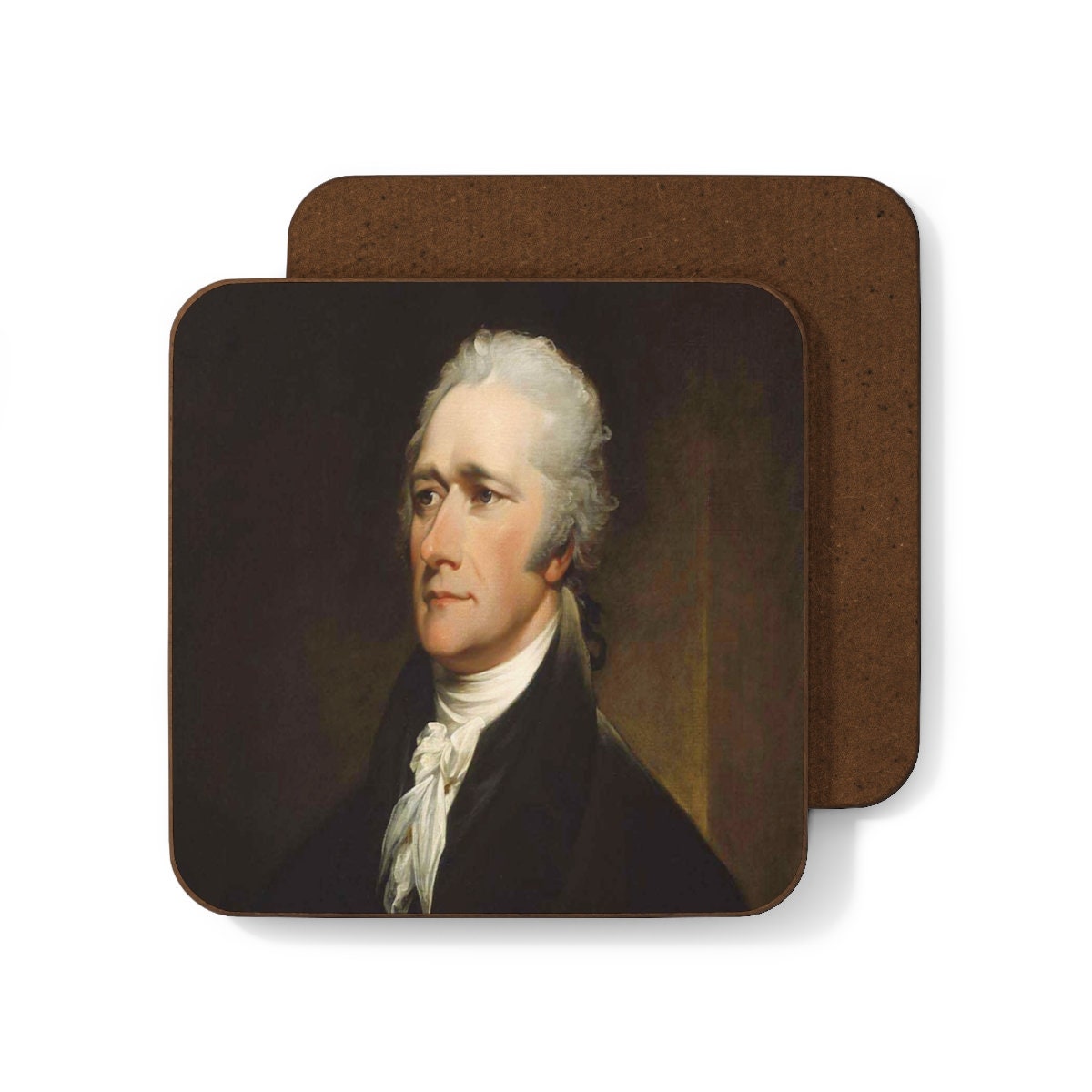 Alexander Hamilton Hardboard Back Coaster