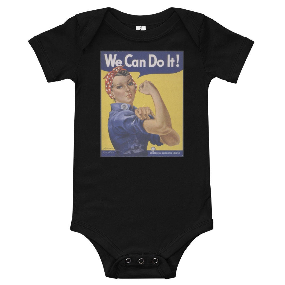 Rosie the Riveter Baby one piece