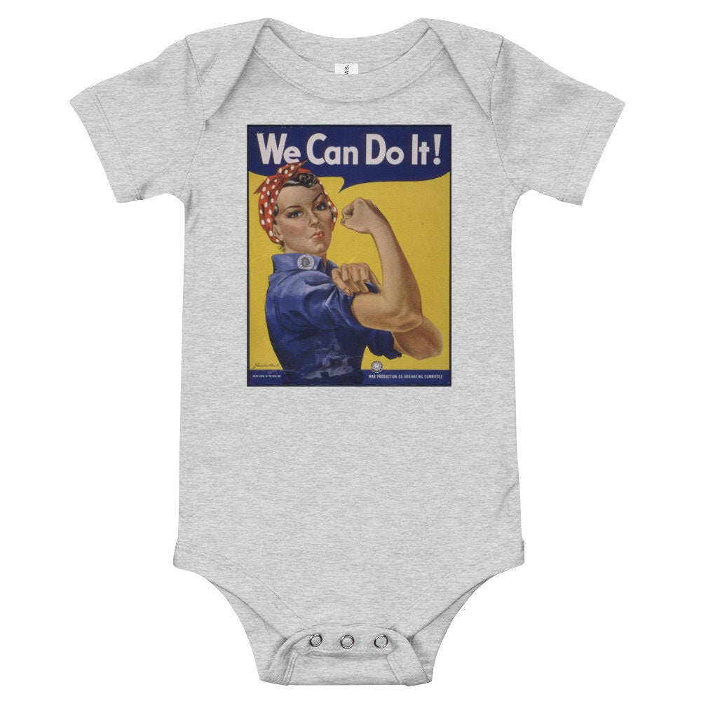Rosie the Riveter Baby one piece