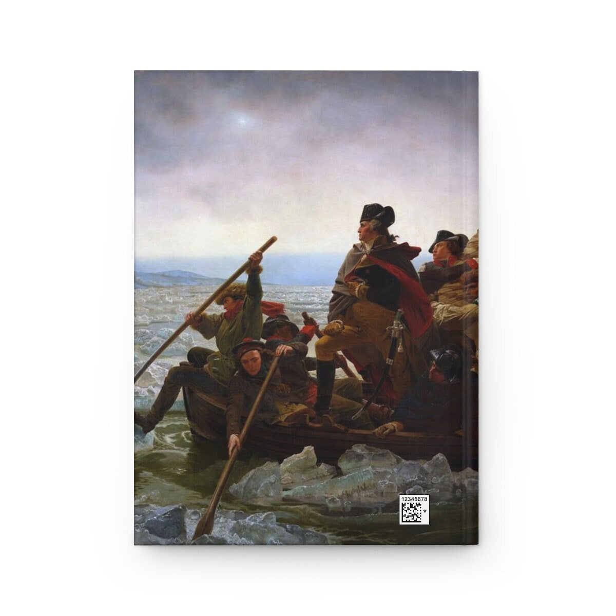 George Washington Crossing the Delaware RiverHardcover Journal Matte