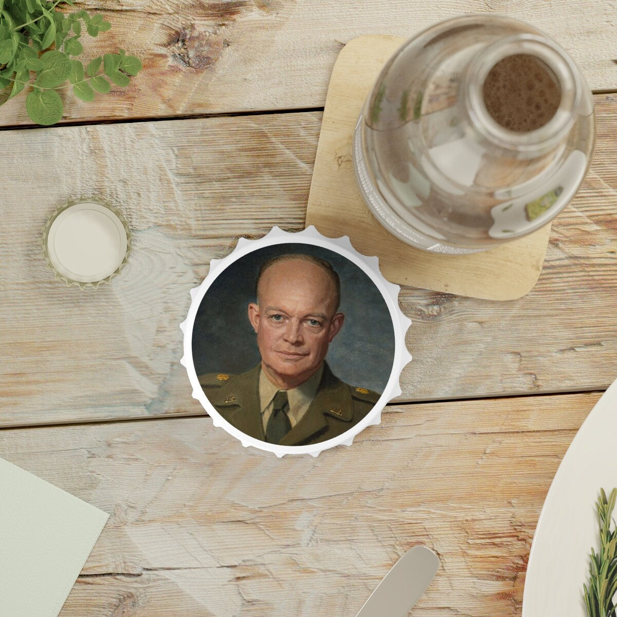 Dwight D. Eisenhower Bottle Opener