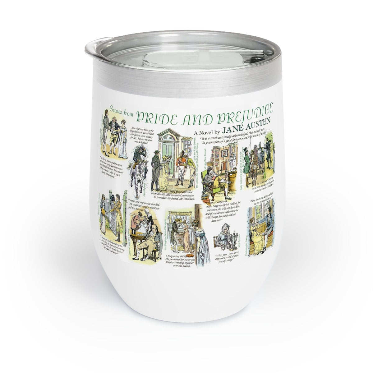 Pride and Prejudice Chill Wine Tumbler