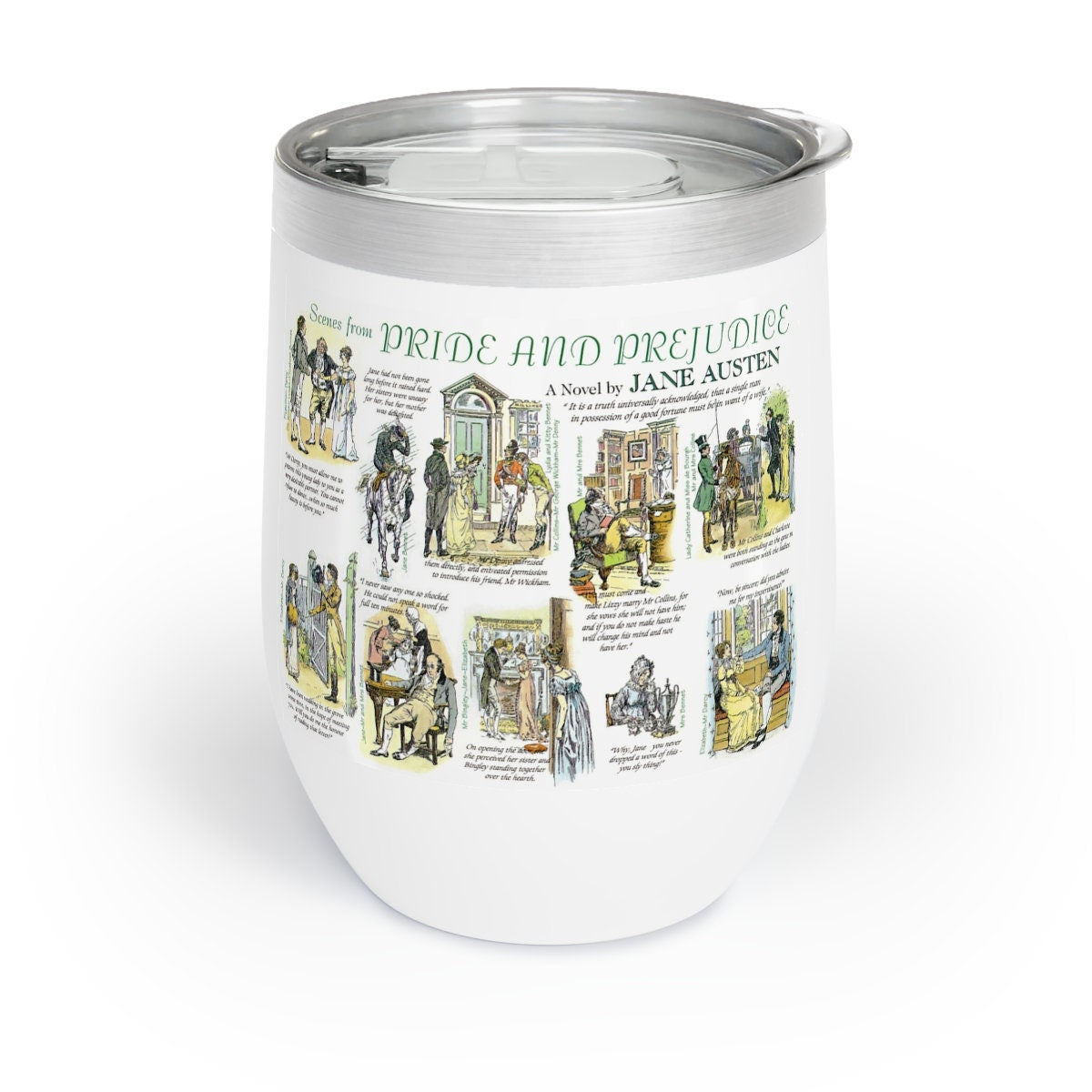 Pride and Prejudice Chill Wine Tumbler
