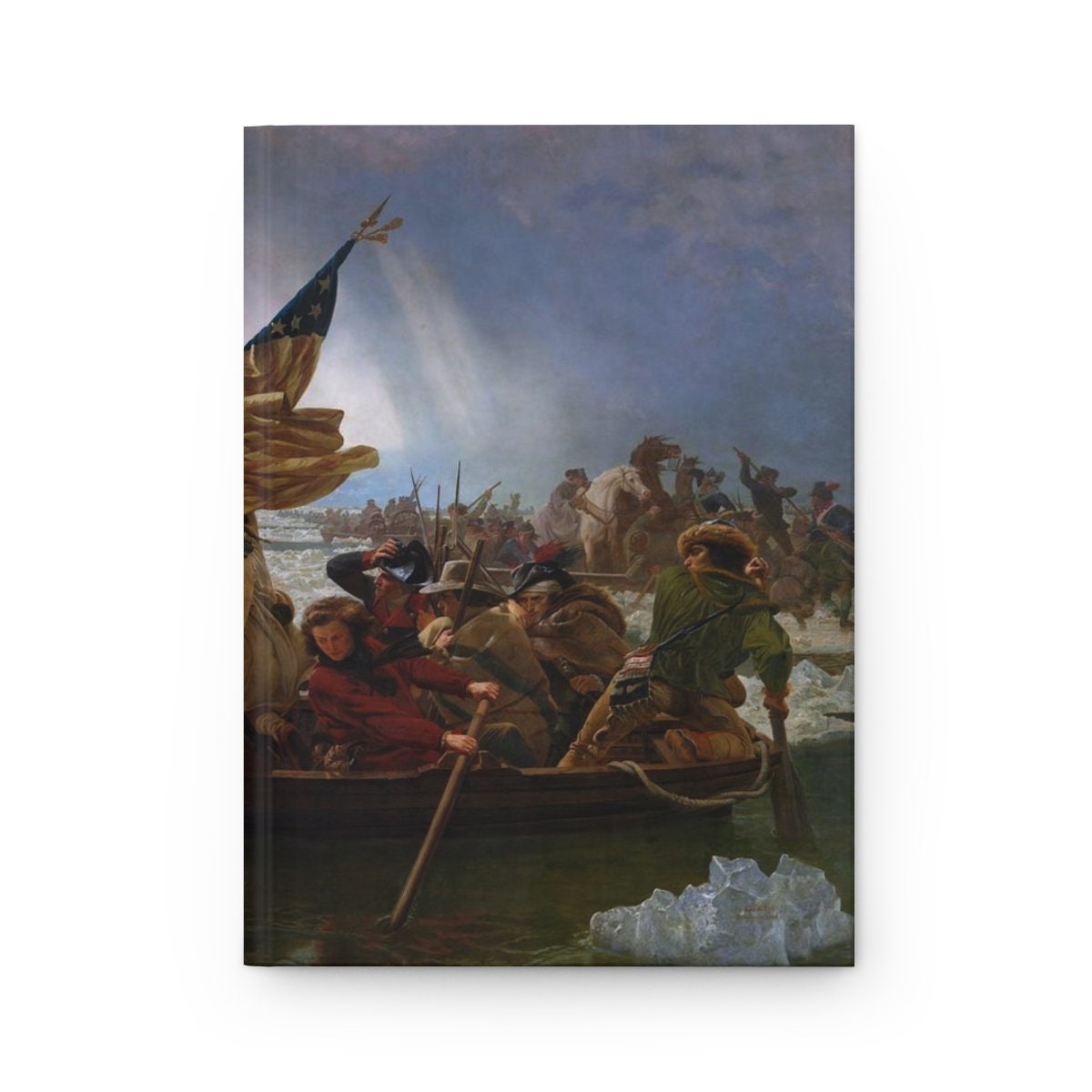 George Washington Crossing the Delaware Hardcover Journal Matte