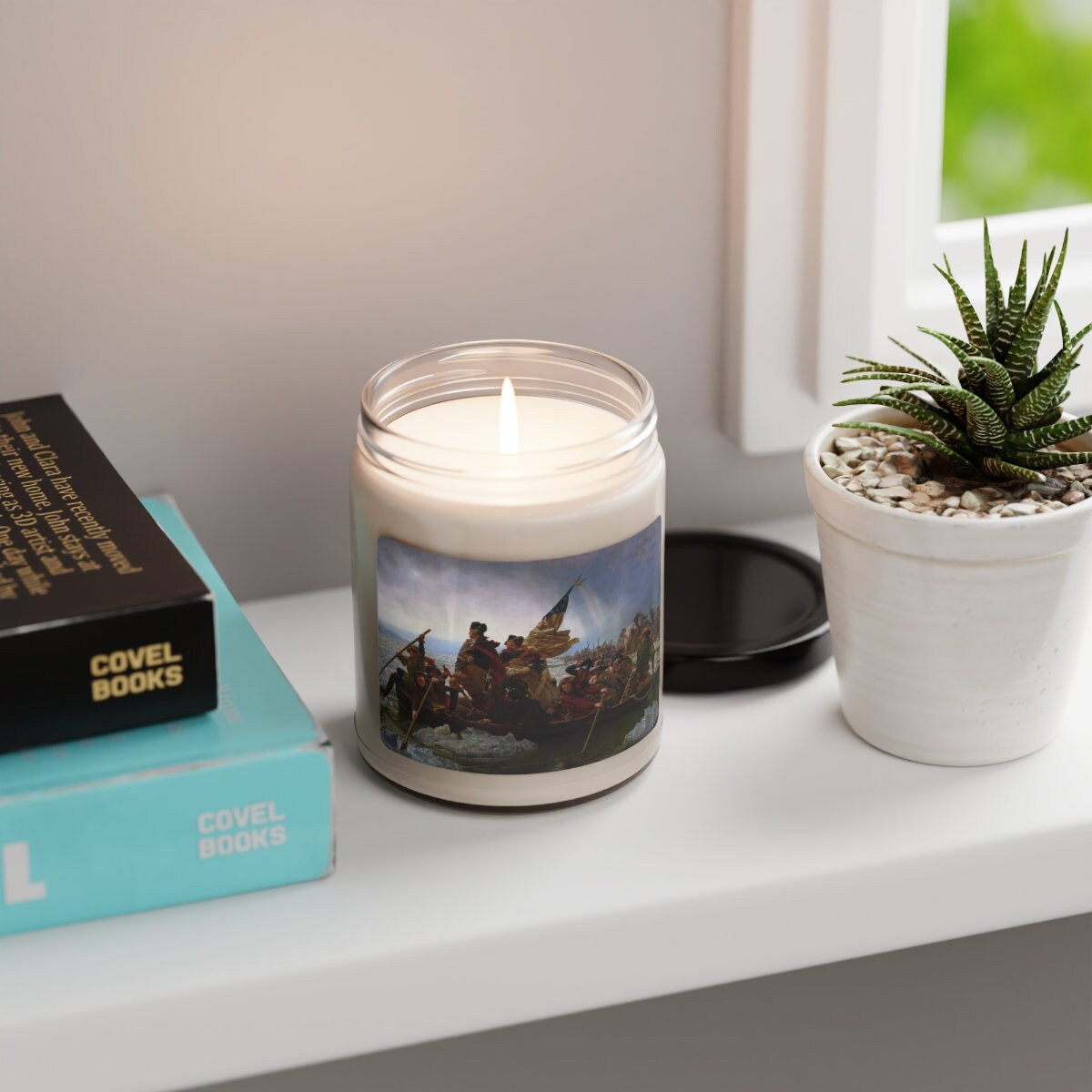 Washington Crossing the Delaware Scented Soy Candle, 9oz