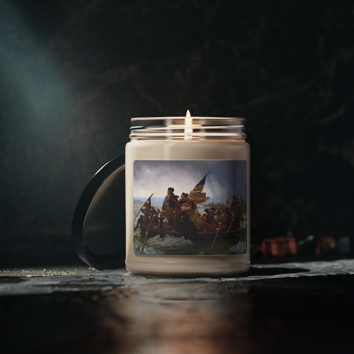 Washington Crossing the Delaware Scented Soy Candle, 9oz