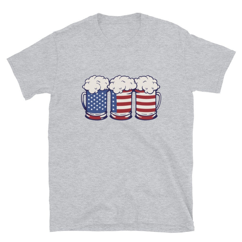 American Flag Beer T-Shirt