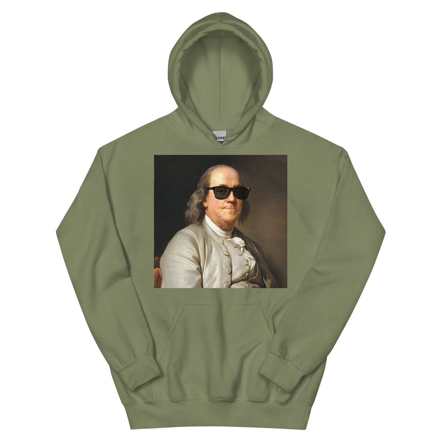 Benjamin Franklin with Sunglasses Hoodie