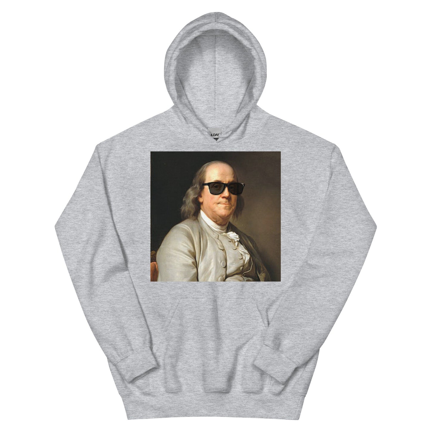 Benjamin Franklin with Sunglasses Hoodie