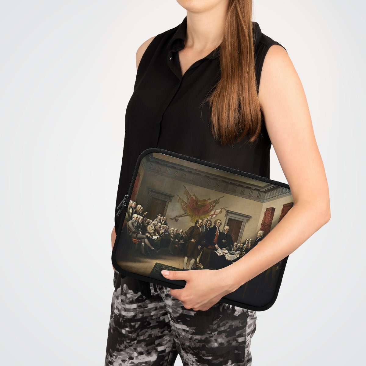 The Signing of the Declaration of Independence Laptop Sleeve
