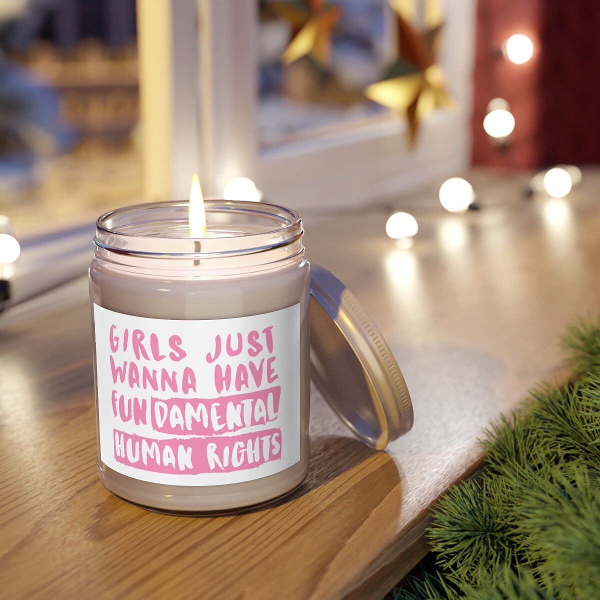 Girls Just Want to Have Rights Scented Candles, 9oz
