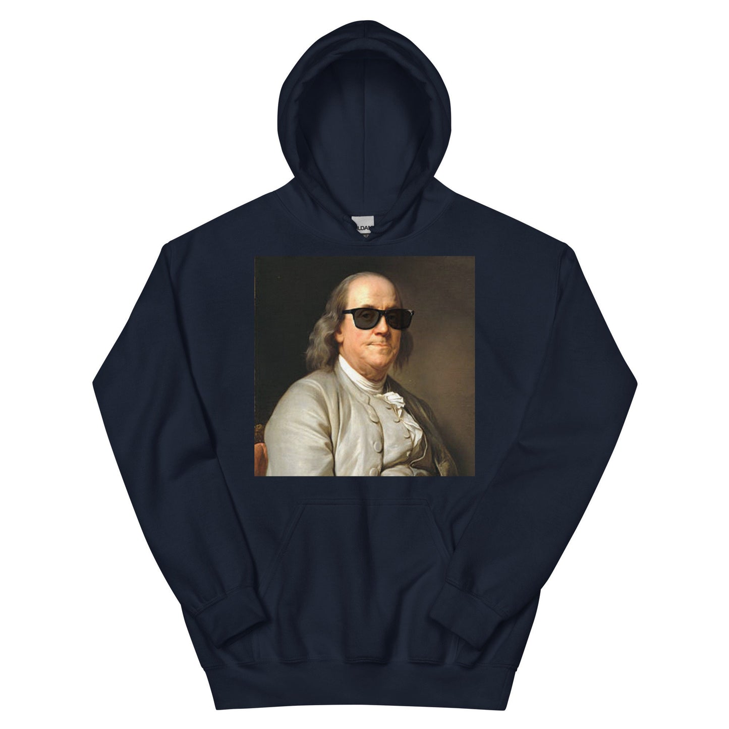 Benjamin Franklin with Sunglasses Hoodie