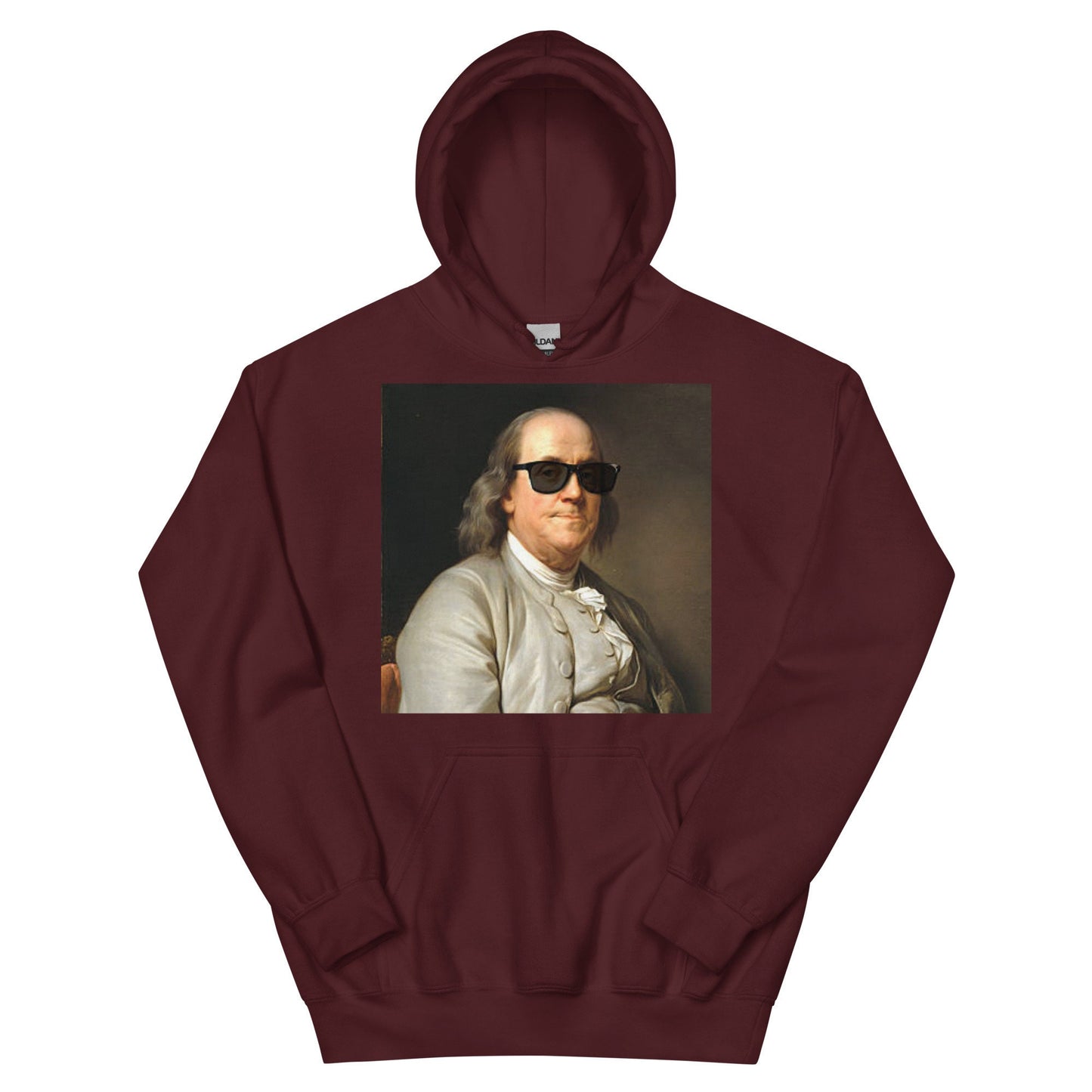 Benjamin Franklin with Sunglasses Hoodie