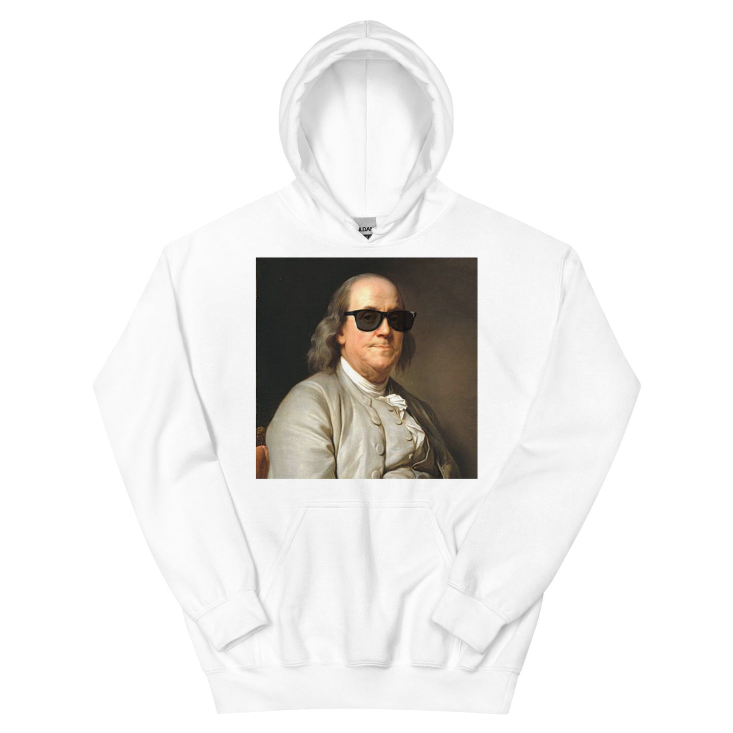 Benjamin Franklin with Sunglasses Hoodie