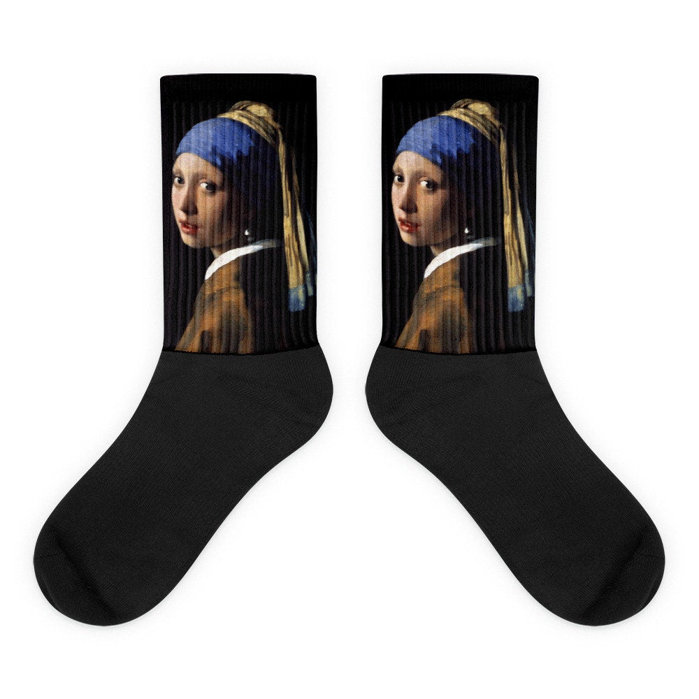 Girl with a Pearl Earring Socks
