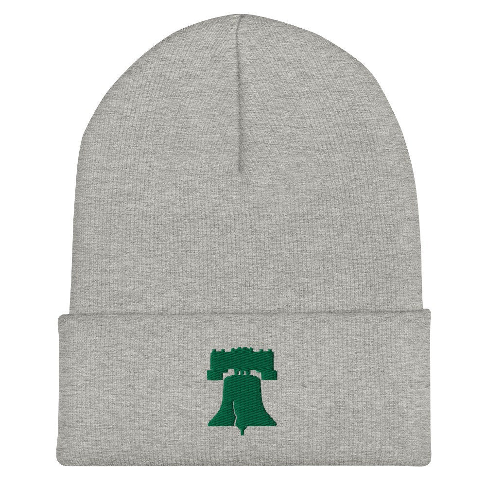 Liberty Bell (Green) Cuffed Beanie