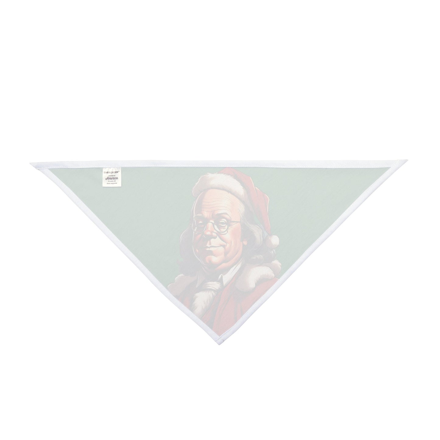 Ben Franklin Christmas Pet Bandana