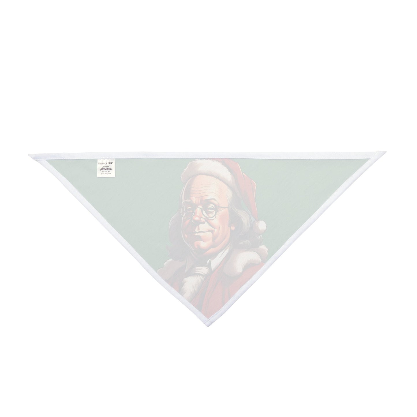 Ben Franklin Christmas Pet Bandana