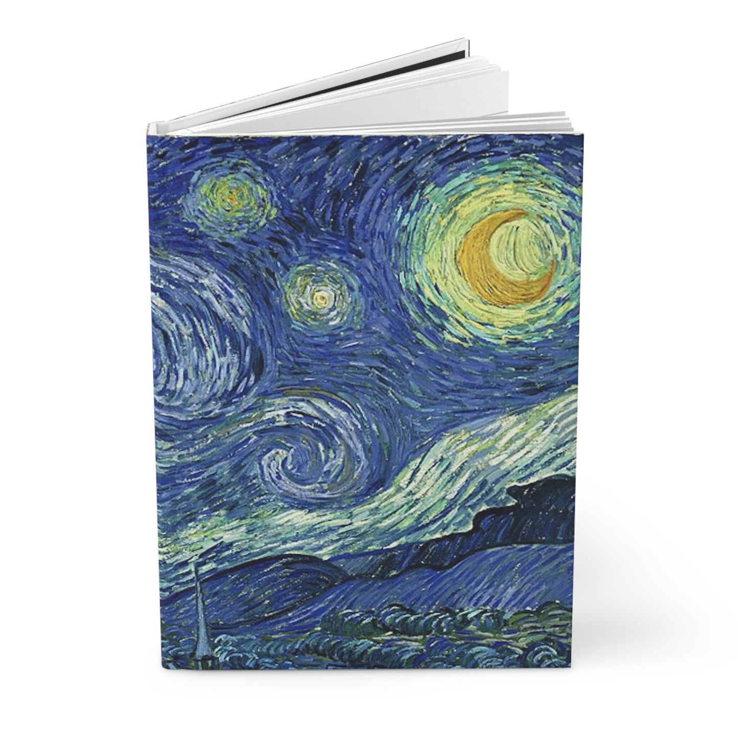 Starry Night by Vincent van Gogh Hardcover Journal Matte