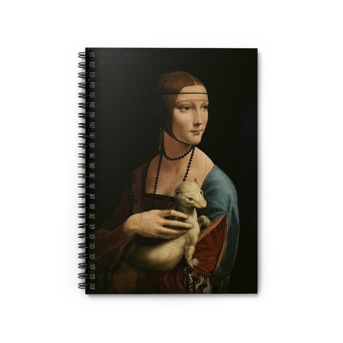Lady with an Ermine Spiral Notebook - Ruled Line