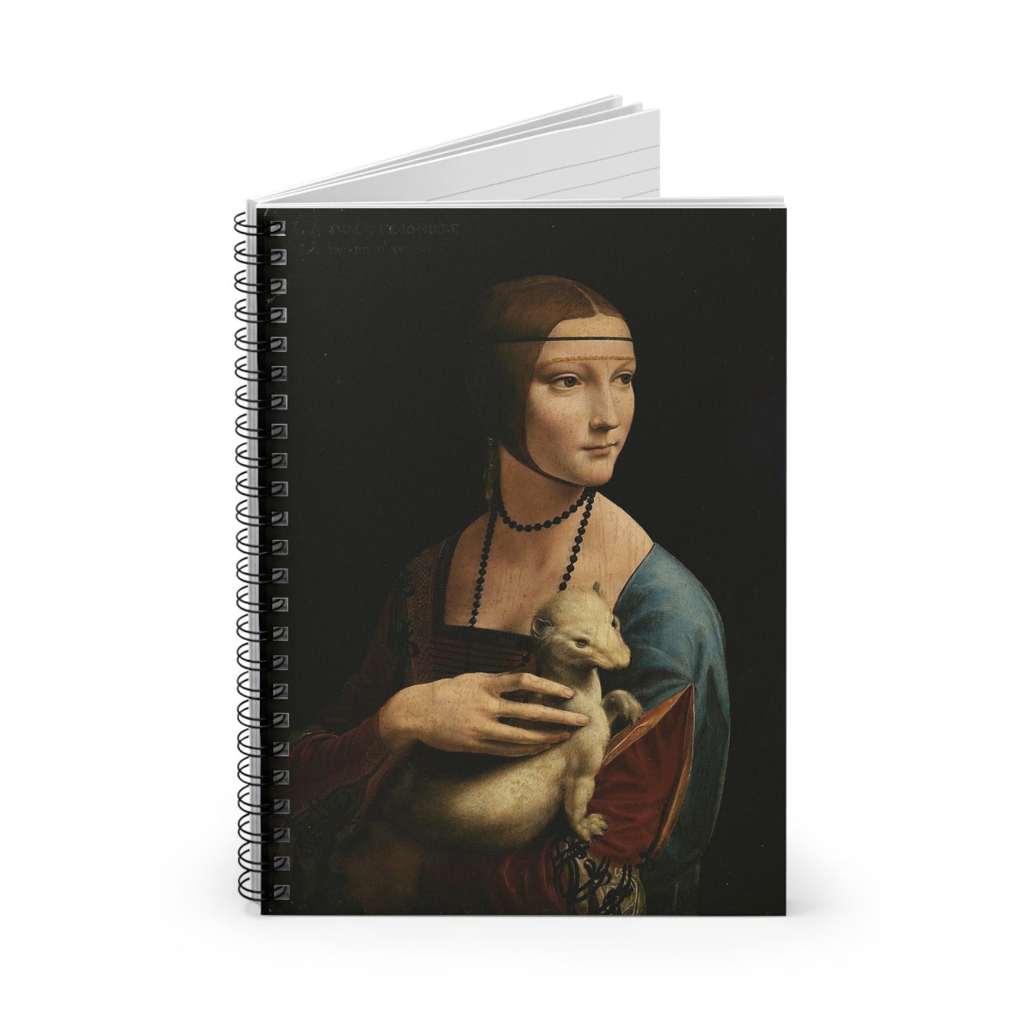 Lady with an Ermine Spiral Notebook - Ruled Line