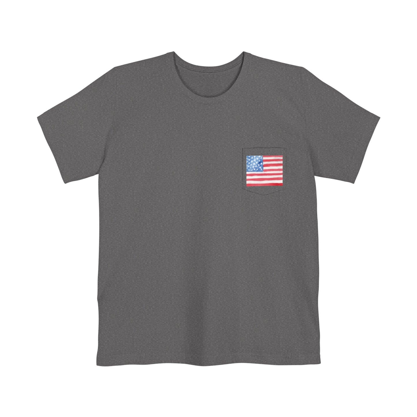American Flag Pocket Tee