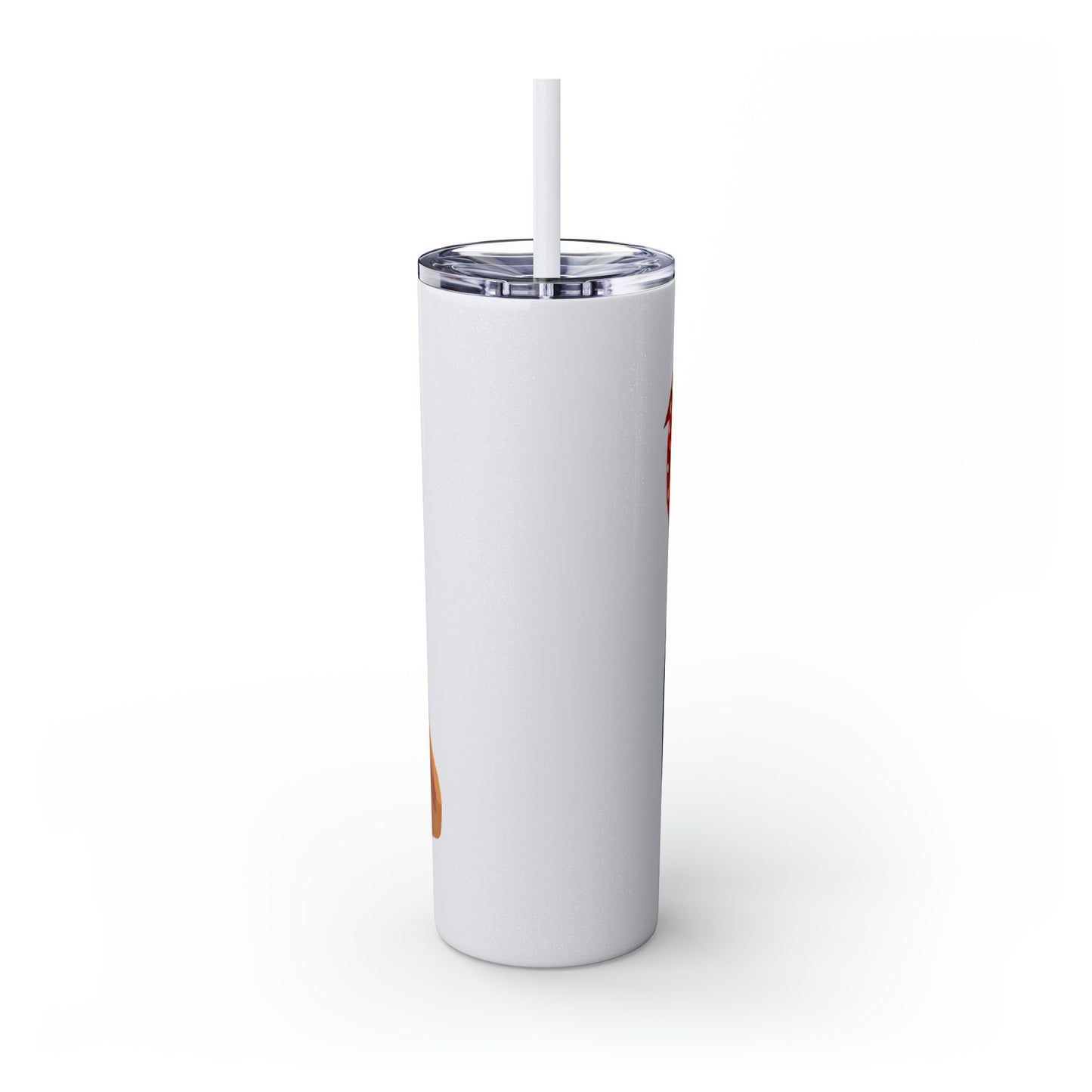 Rosie the Riveter Skinny Tumbler with Straw, 20oz