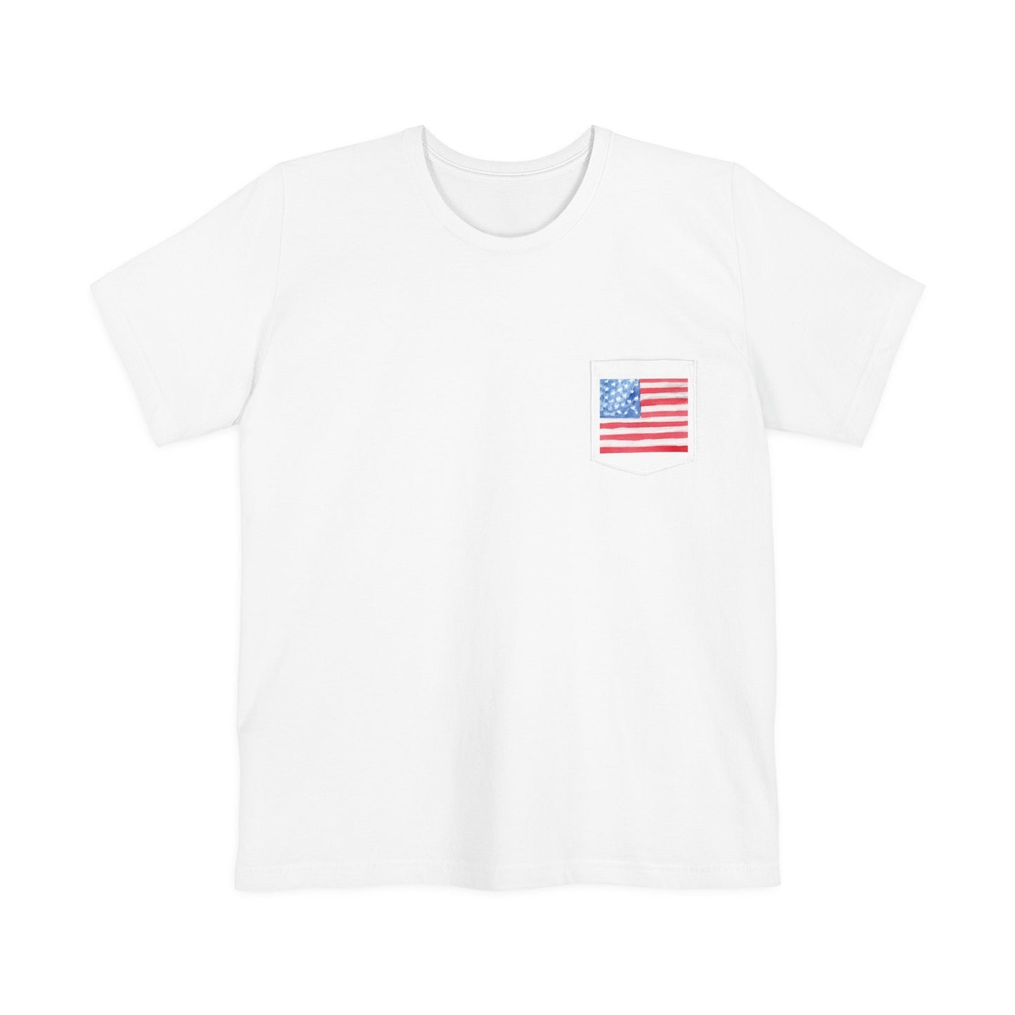 American Flag Pocket Tee