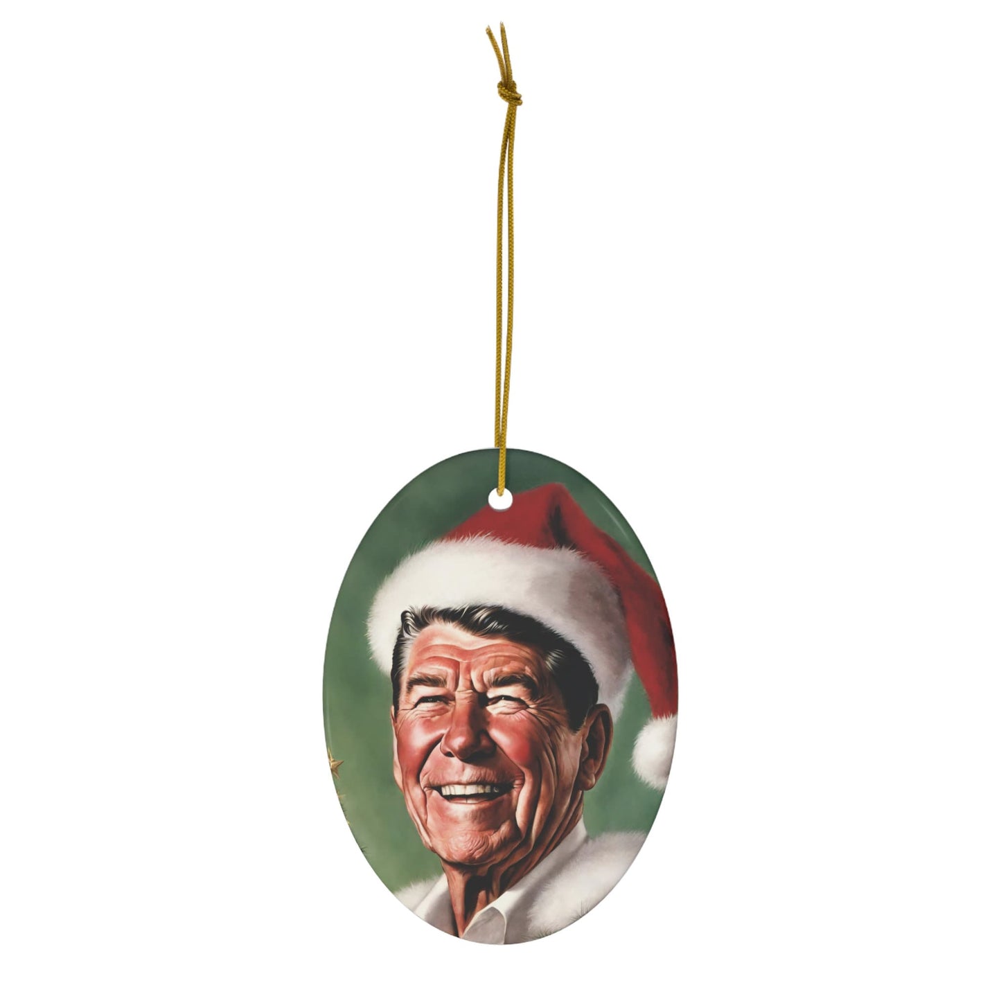 Ronald Reagan Ceramic Ornament