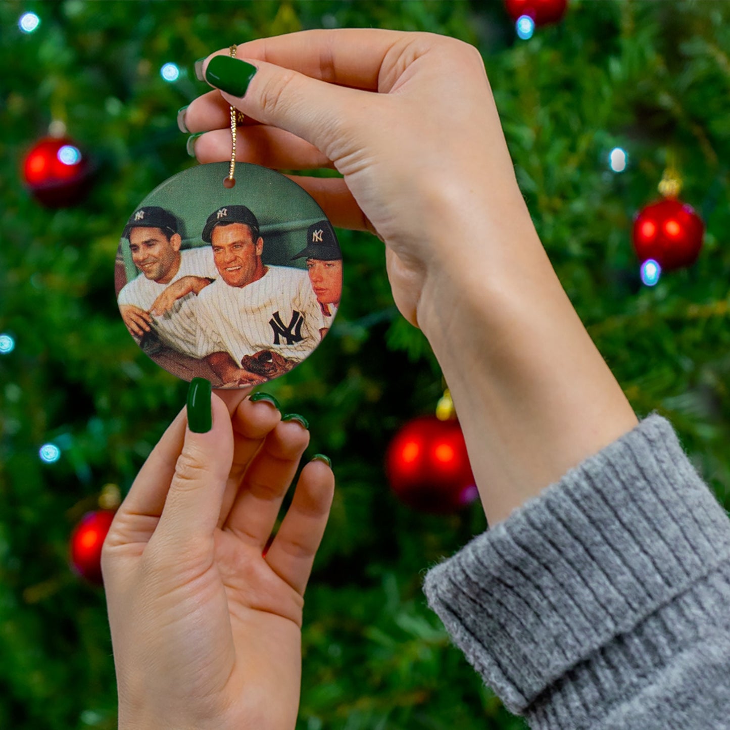 Yankees Ceramic Ornament, 1-Pack