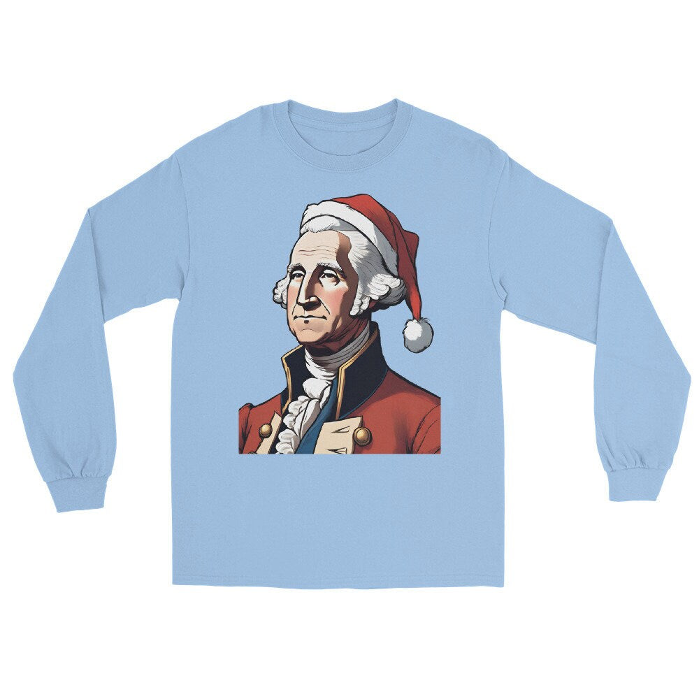 George Washington Santa Long Sleeve Shirt
