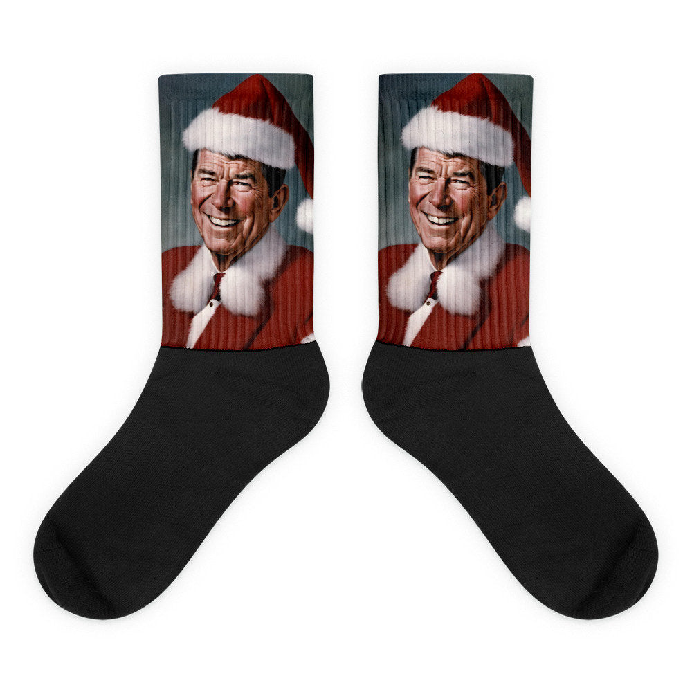 Reagan Santa Socks
