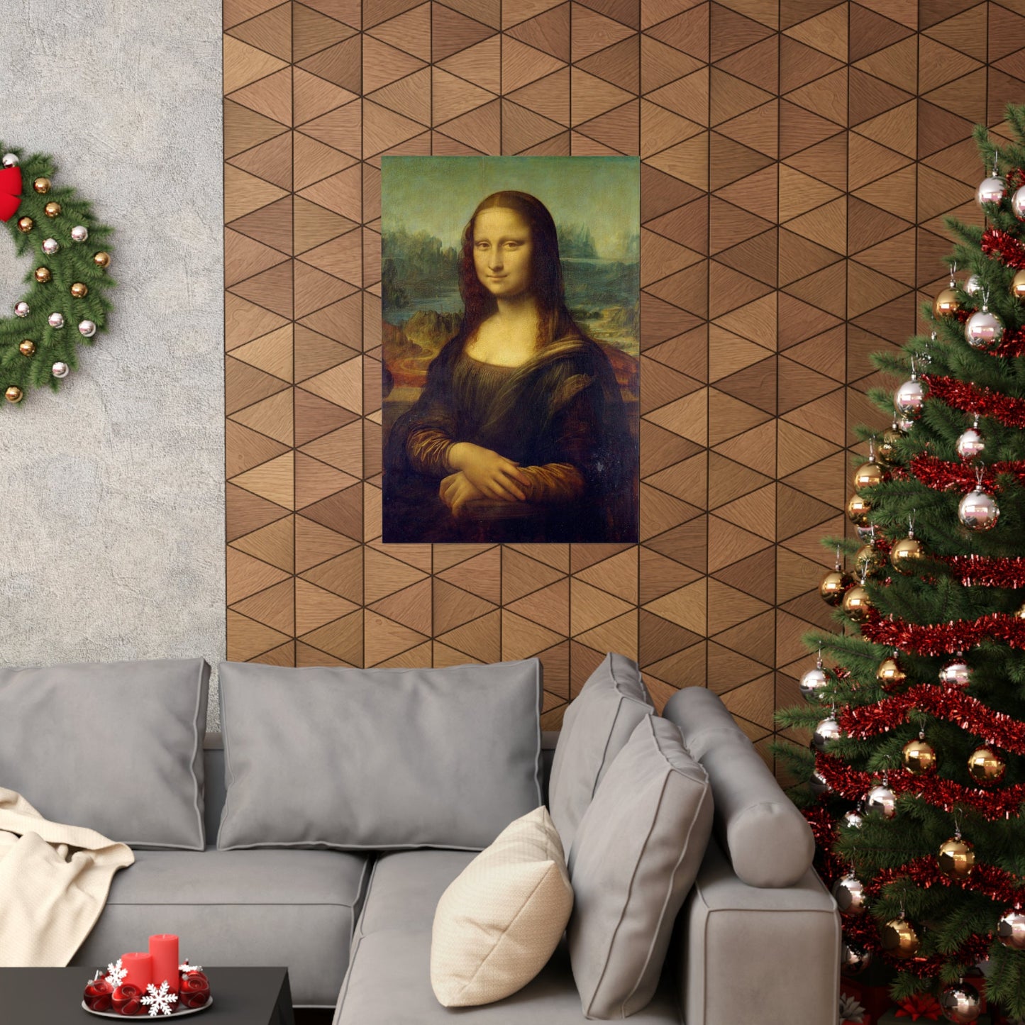 Mona Lisa Matte Vertical Posters