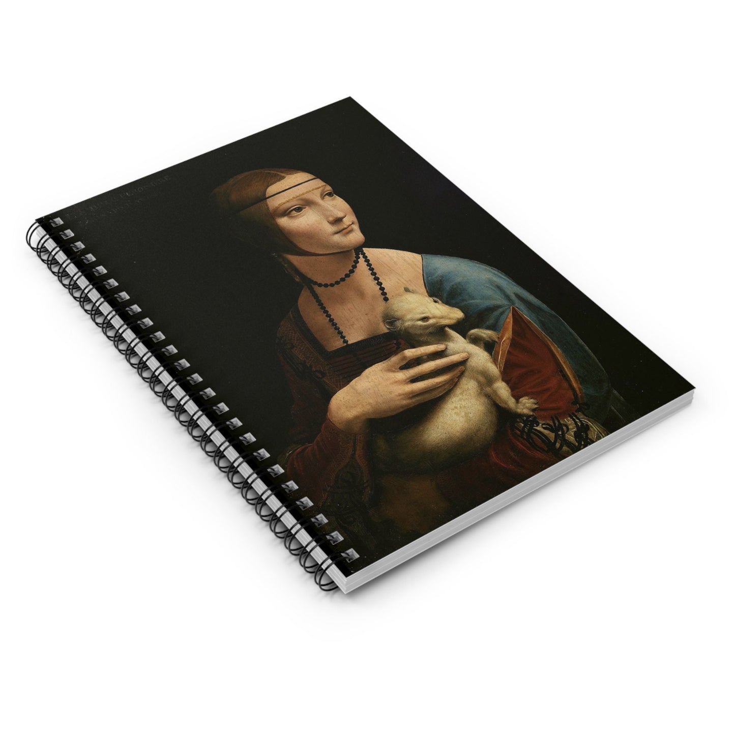 Lady with an Ermine Spiral Notebook - Ruled Line