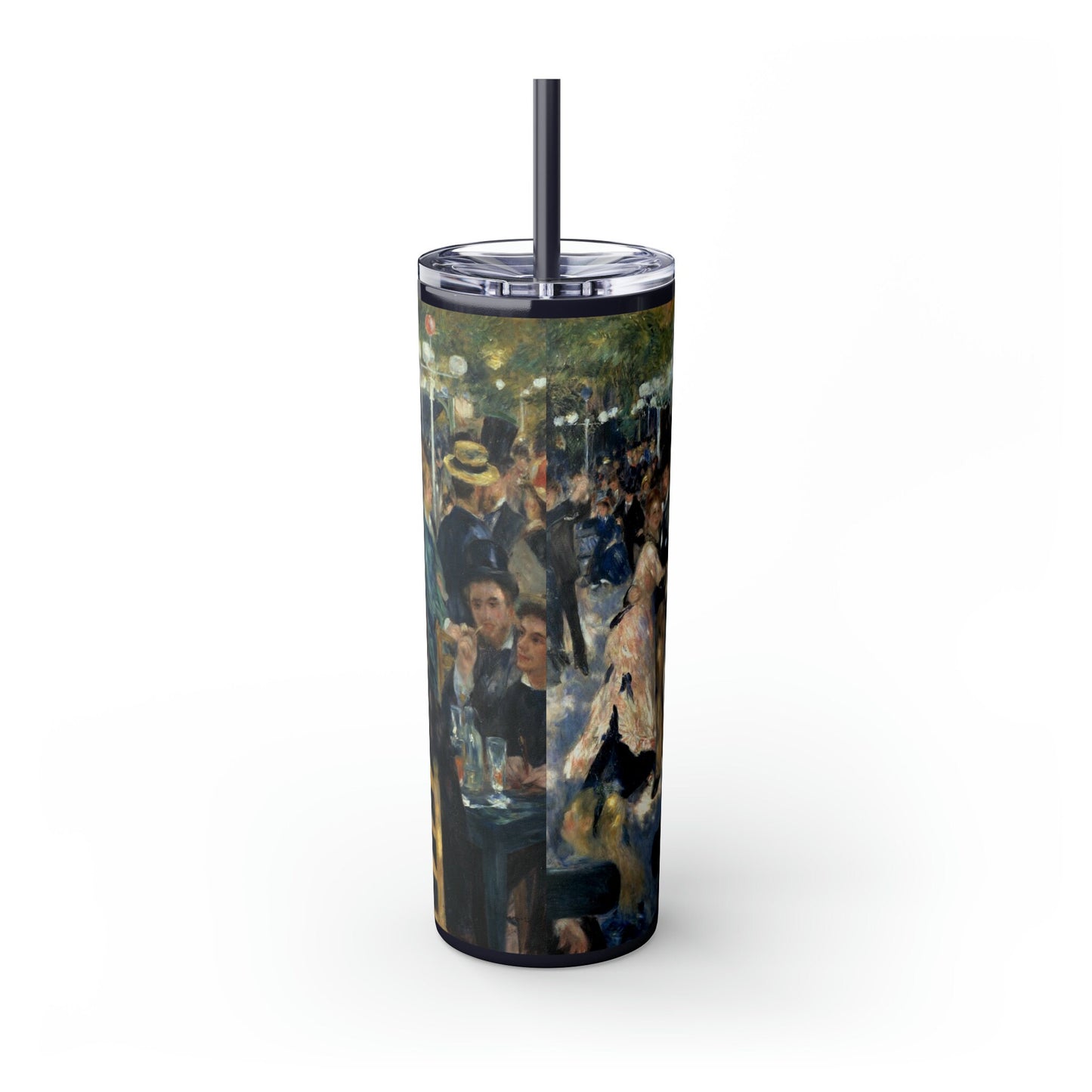 Dance at the Moulin de la Galette by Renoir Skinny Tumbler with Straw, 20oz