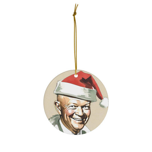 Dwight D. Eisenhower Ceramic Ornament